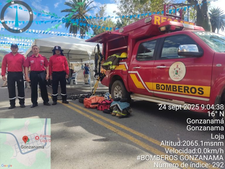 Actividades y participación de bomberos