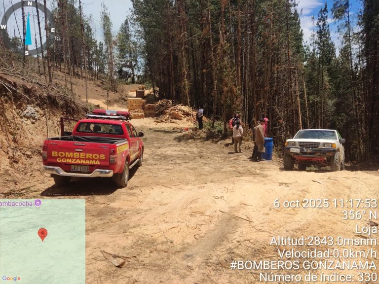 Incendio en el cerro Yaramina